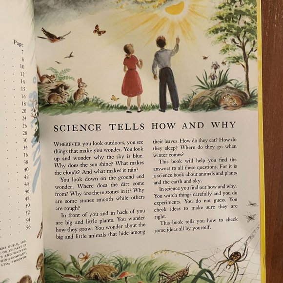 Vintage 1957 The Golden Picture Book Of Science with 45 Experiments & Activities - Picture 6 of 9